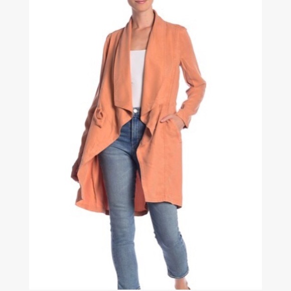 Max Jeans Sundried Tomato Drape Front Jacket - Picture 4 of 8